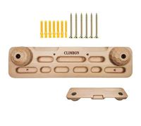 Wooden Climbing Fingerboard - Door or Wall Mounted Board Pull-Up Bar | Rock Climbing Training Grip, Home Gym Climb Handle Frame for Finger Strength & Endurance