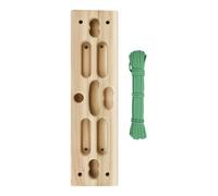 Wooden Climbing Hangboard - Portable Finger Grip Trainer, Hand Strength Exercise Board | Rock Climbing Training Tool for Forearm Conditioning,