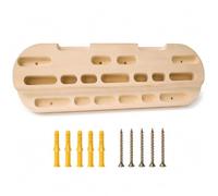 Wooden Climbing Hangboard,Portable Fingerboard for Rock Climbing&Bouldering,Grip Strength Training Hangboard,Finger Strengthener with Mounting Screw,Wall Mounted Climbing Holds