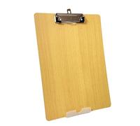 Wooden clipboards A4 Writing Clip Board with Wall Hanging Metal Clip Durable Sturdy Pack of 3 Home Office School Clipboard (1)