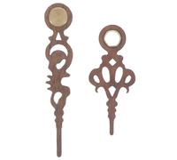 Wooden Clock Hands Kit for Cuckoo Clocks, Accurate Time | Easy Installation, Silent Operation, Classic Retro Style, for Bedrooms and Quiet Wood Clock Repairs