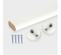 Wooden Closet Rod, Heavy Duty Wardrobe Tube, Space Saving Organizational Solution for Closets and Storage, Ideal for Maximizing Closet Space and Efficient Hanging