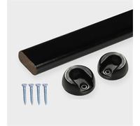 Wooden Closet Rod, Heavy Duty Wardrobe Tube, Space Saving Organizational Solution for Closets and Storage, Ideal for Maximizing Closet Space and Efficient Hanging