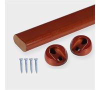 Wooden Closet Rod, Heavy Duty Wardrobe Tube, Space Saving Organizational Solution for Closets and Storage, Ideal for Maximizing Closet Space and Efficient Hanging