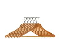 Wooden Clothes Hangers - Pack of 10