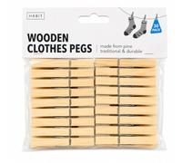 Wooden Clothes Pegs 30pk