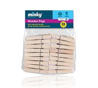 Minky 36 Wooden Pegs