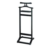 Wooden Clothes Rack - Wardrobe Valet Stand Garment Organizer for Hotels, Dormitories, and Offices