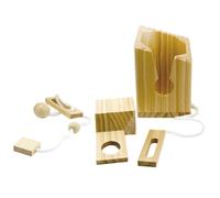 Wooden Club Puzzle Wine Bottle Lock Puzzle Toy For Adult Various Parties Gatherings And Office Relaxation Accessories