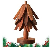 Wooden Coaster Tree - Natural Kitchen Coasters, Foldable Hot Dish Mats | 4 Coasters and 1 Standard Heat Resistant Tree-Shaped Pot Plate Mat for Kitchen Tableware Protection