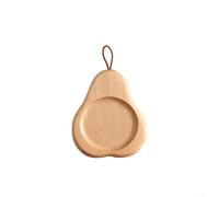 Wooden Coasters, Solid Beech and Black Walnut Heat-Resistant Drink Mats with Smooth Finish for Hot or Cold Beverages, Candles and Decorative Use in Home(A)