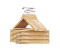 Wooden Coat Hangers, Natural / 20