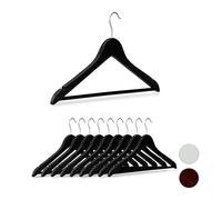 Wooden coat hangers Non-Slip Hanger Set Sturdy 70 Pieces Wooden Clothes Hangers