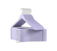 Wooden Coat Hangers, Purple / 20