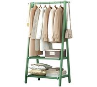 Wooden Coat Rack with Shoe Storage, Free-Standing Hallway nizer with 2 Hooks, Easy to Assemble, Perfect for Entryway and Living Room -