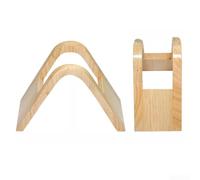 Wooden Coffee Filter Holder for Drip Coffee Paper Filters, Elegant Compact Storage Organiser for Kitchen Countertop or Cabinet, Compatible with Various Brewing Methods(Rubber)