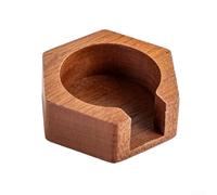 Wooden Coffee Filter Holder for Paper Filters - Compact Dustproof Storage Box & Easy Dispenser Rack - Space Saving Kitchen Organizer for V60 for Melitta Pour Over Brewing Station