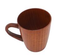 Wooden Coffee Mug, 3.5in Height Wooden Tea Cup for Indoor