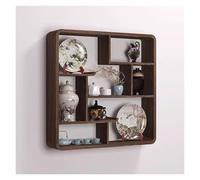 Wooden Coffee Mug Display Rack, Teacup Holder, Multi-functional Storage Rack, Wall-mounted Open Shelving Unit, For Living Room, Study, Coffee Bar