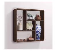 Wooden Coffee Mug Display Rack, Teacup Holder, Multi-functional Storage Rack, Wall-mounted Open Shelving Unit, For Living Room, Study, Coffee Bar