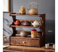Wooden Coffee Mug Holder - Countertop Display Rack for Coffee Cups Shelf for Kitchen Coffee Bar & Cabinet - Stylish & Functional Mug Storage Solution