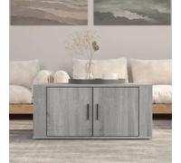 Wooden Coffee Table with 2 Lower Storage Drawers Modern Living Room Furniture Uk