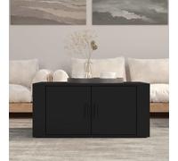 Wooden Coffee Table with 2 Lower Storage Drawers Modern Living Room Furniture Uk