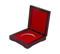 Wooden Coin Storage Box Display Case for Medals Ancient Coin Silver Coins