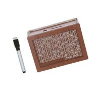 Wooden Coin Storage with Visual Pound Display for Teaching Kids Save Small Change Savings Challenge Money Box Kids Money Saving Box