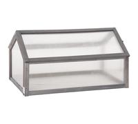 Wooden Cold Frame Garden Polycarbonate Greenhouse with Openable Top Cover