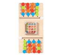 Wooden Color Matching Puzzle,Educational Brain Game - Wooden Color Matching Slide Puzzle - for Toddler Student Nursery Kindergarten Home Travel Birthday Children's Day Christmas