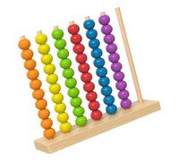 Wooden Color Matching Stacking Puzzle Game Toy for Kids Fine Motor Skill Training and Sensory Development Tabltop Toy Color Matching Cognitive for Children