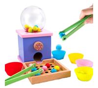 Wooden Color Sorting Toy - Educational Safe Learning Toys | Color Sorting Stacking Counting Game | for Kids Boys Girls Family Christmas Children's Day Birthday Home Indoor