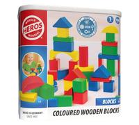 Wooden colorful blocks 100 pcs