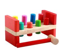 Wooden Colorful For 3-5 Years Old Preschool Boys & Girls Pounding Bench Puzzles For Baby