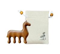 Wooden Comb for Women Horse Design Head Massager Tool