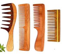 Wooden Comb For Women & Men I Neem Wood Comb For Hair Growth I Anti Dandruff I Hairfall Combo