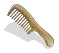 Wooden Comb Large Carved Wide Teeth Wooden Comb Home Daily Use Straight Curly Hair Men And Women Hair Comb(2)