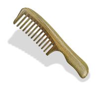 Wooden Comb Large Carved Wide Teeth Wooden Comb Home Daily Use Straight Curly Hair Men And Women Hair Comb(4)