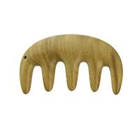 Wooden Comb Sandalwood Whole Wood Five Teeth Meridian Comb Massage Scalp for Women Men(1)