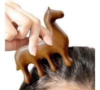 Wooden Comb - Sustainable Eco Friendly Wooden Construction Scalp Detangling Brush Hair Massage Tool Soft Massage Accessory With Comfortable Grip For Hair