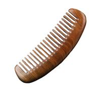 Wooden Comb - Walnut Wood Comb | Ergonomic Comb for Curly Hair with Handle | Anti-Static Wooden Comb for Styling | Scalp Massager Saint's Detangling Comb