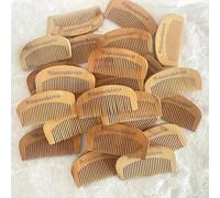 Wooden Comb with Custom Name for Adults, Company Event Souvenir, Personalized Wedding Party, Creative Gifts (10 pcs)