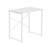 Wooden Computer Desk - White/White