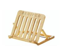 Wooden Cookbook Stand Display Folding Hevea Wood Rack iPad Holder Accessory