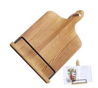 Wooden Cookbook Stand Recipe Holder Multifunctional Wooden Cookbook Shelf and Stand, Durable Cookbook Holder Cookbook Storage for Family Friends Colleagues