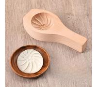 Wooden Cookie Biscuit Mold Baking Embossed Biscuit Stamp, 3D Gingerbread Cookie Baking Mold for Kitchen DIY Thanksgiving Christmas Festival Wedding Party Kitchen DIY Baking Tools (02)