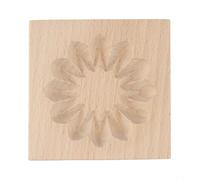 Wooden Cookie Cutters 3d Embossing Moulds For Dough Biscuits Bread Sandwiches Cheese Pastries Chocolate Clay Baking Tools Kitchen Gadgets As Shown(Snowflake)