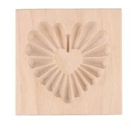 Wooden Cookie Embossing Molds for Creating Textured Treats Including Biscuits Sandwiches and Soft Cheeses (With Love)