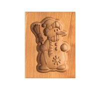 Wooden Cookie Mold - Carved Cookie Cutter Press For Christmas Halloween Baking | 3D Gingerbread Cookie Stamp | Chocolate Clay Candle With Ice Candle Mold For